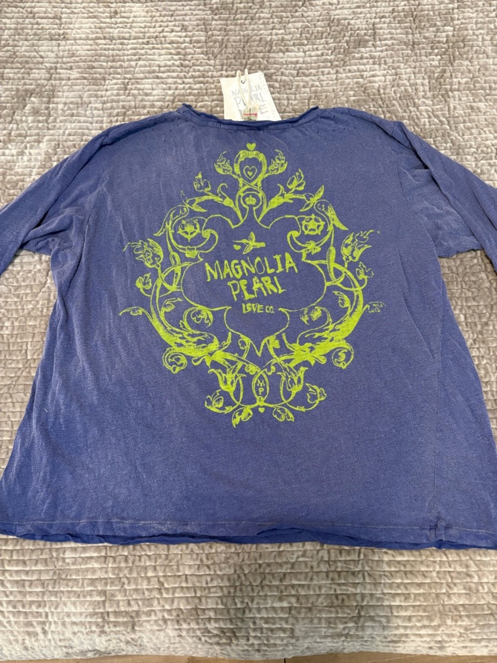 Magnolia Pearl NWT Find The Truth Viggo Long Sleeve T in Sunflower, OSFM - Picture 12 of 12
